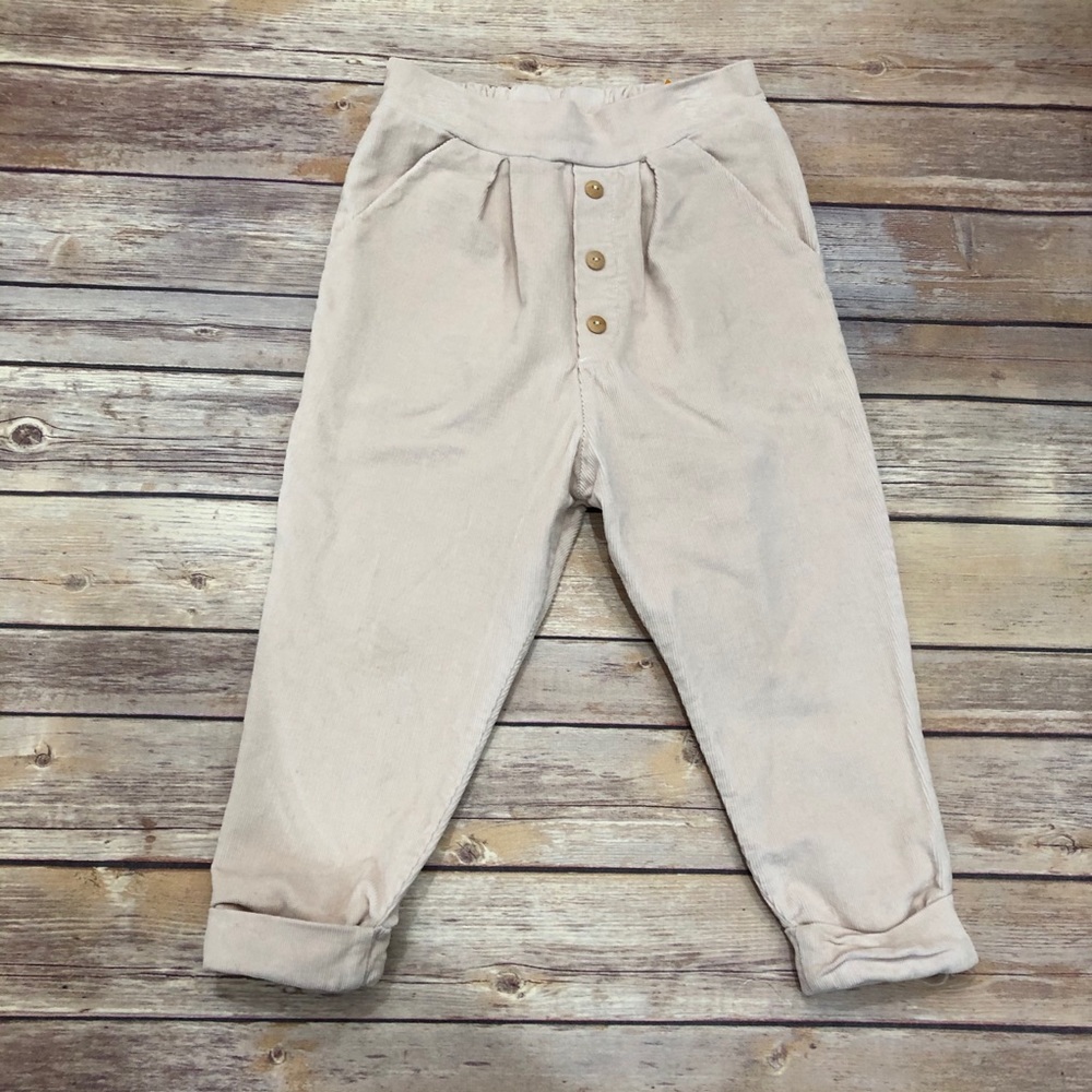 Chabouki beige cord pants